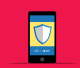 Free cyber security phone login vector